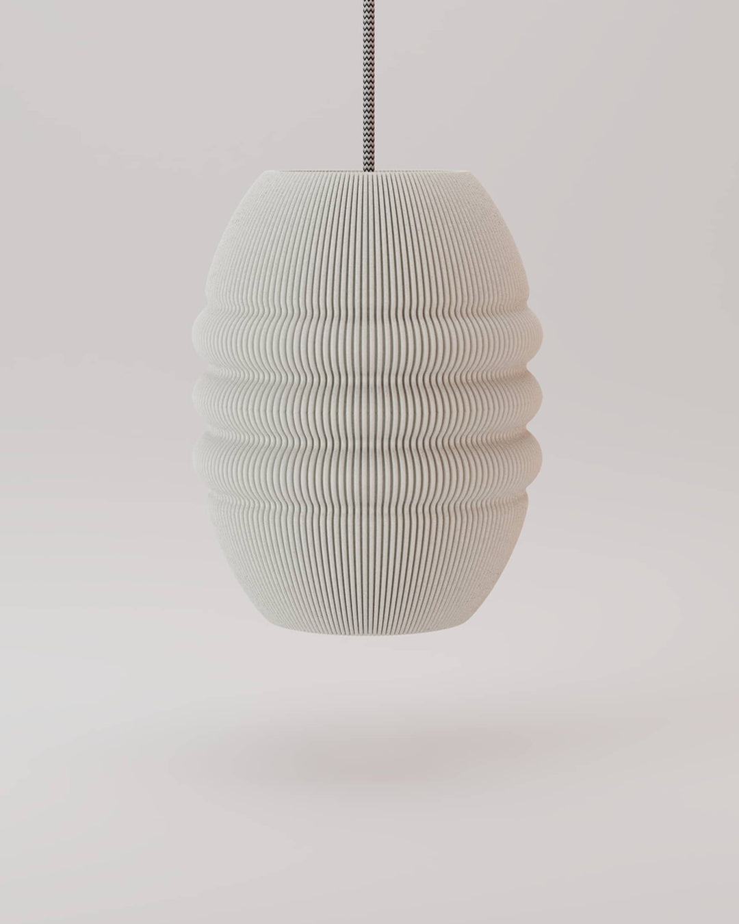 Small White Fuwa Fuwa Table Lamp & Pendant