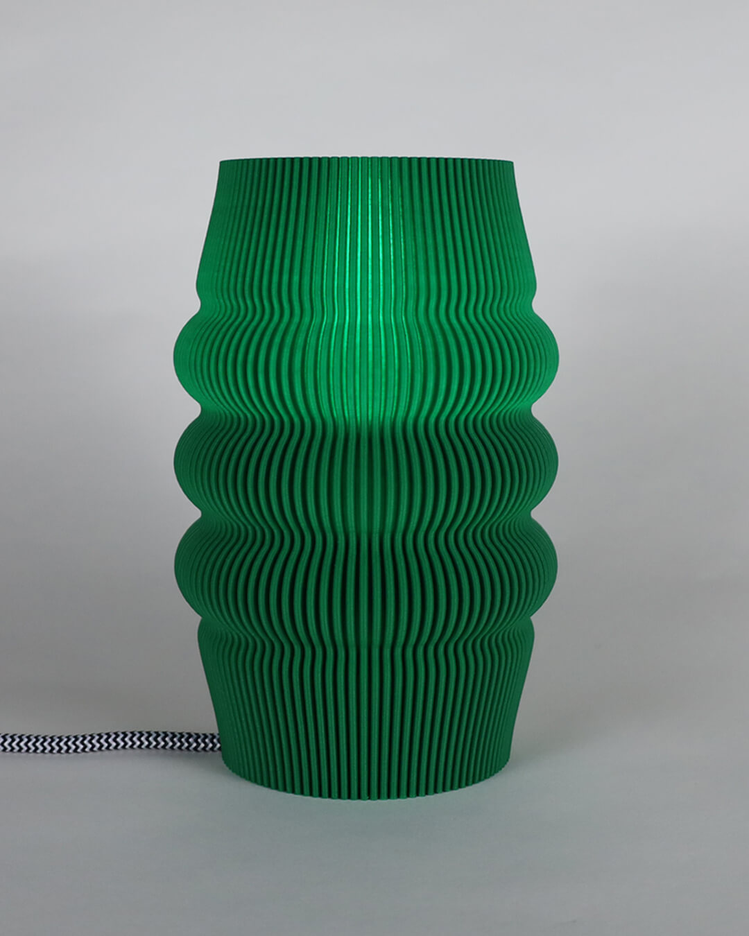 Mini Forest Green Fuwa Fuwa Lamp